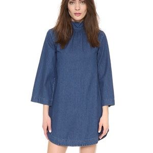 Rollas Denim Liberty Dress Bell Sleeves Sz S BNWT